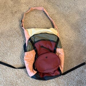 Lululemon Athletica Multicolor Backpack with detachable small purse/pencil case
